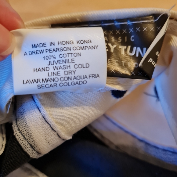 Vintage Warner Bros. Taz Kids Cap - Black and White in good condition, cotton - Picture 5 of 5